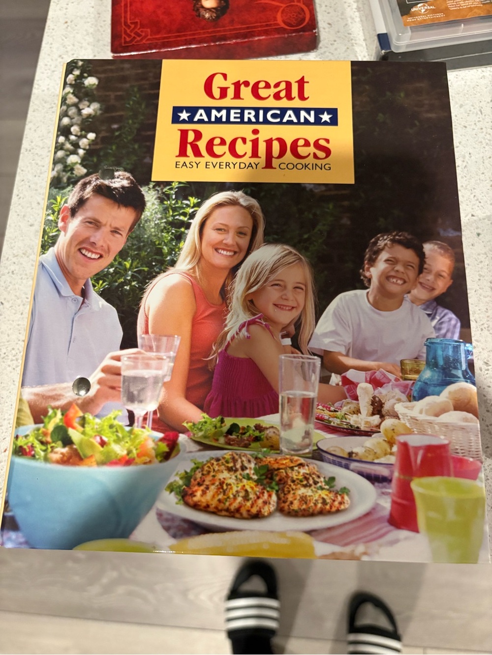 Great American Recipes Easy Everyday Cooking Cook Book Hardcover 2-Ring Binder